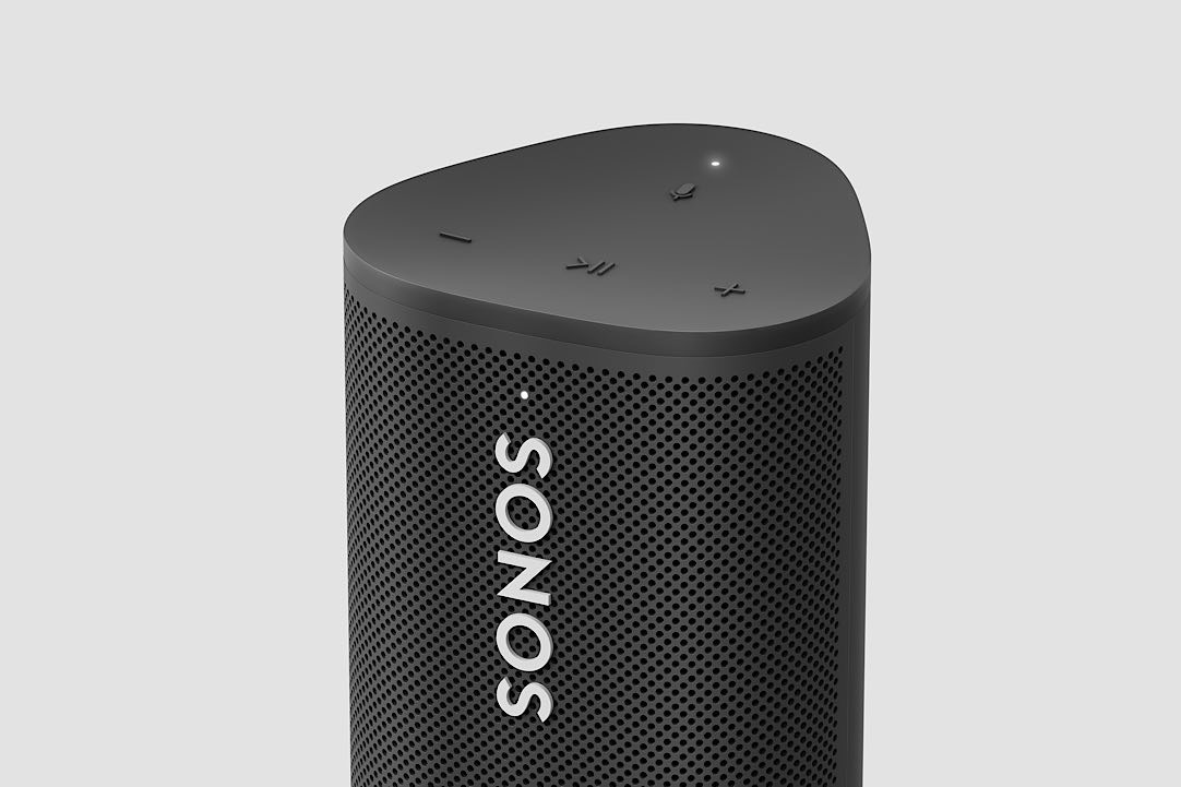 Sonos roam zwart microfoon